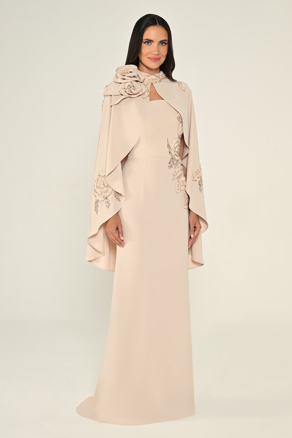 Rosalie Cape Dress - Maxi - Multicolor