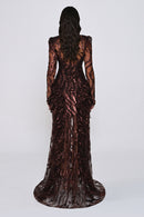 Midnight Illusion Dress - Maxi