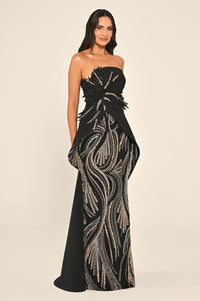 Élora Dress - Maxi - Black