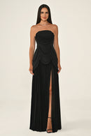 black evening dress