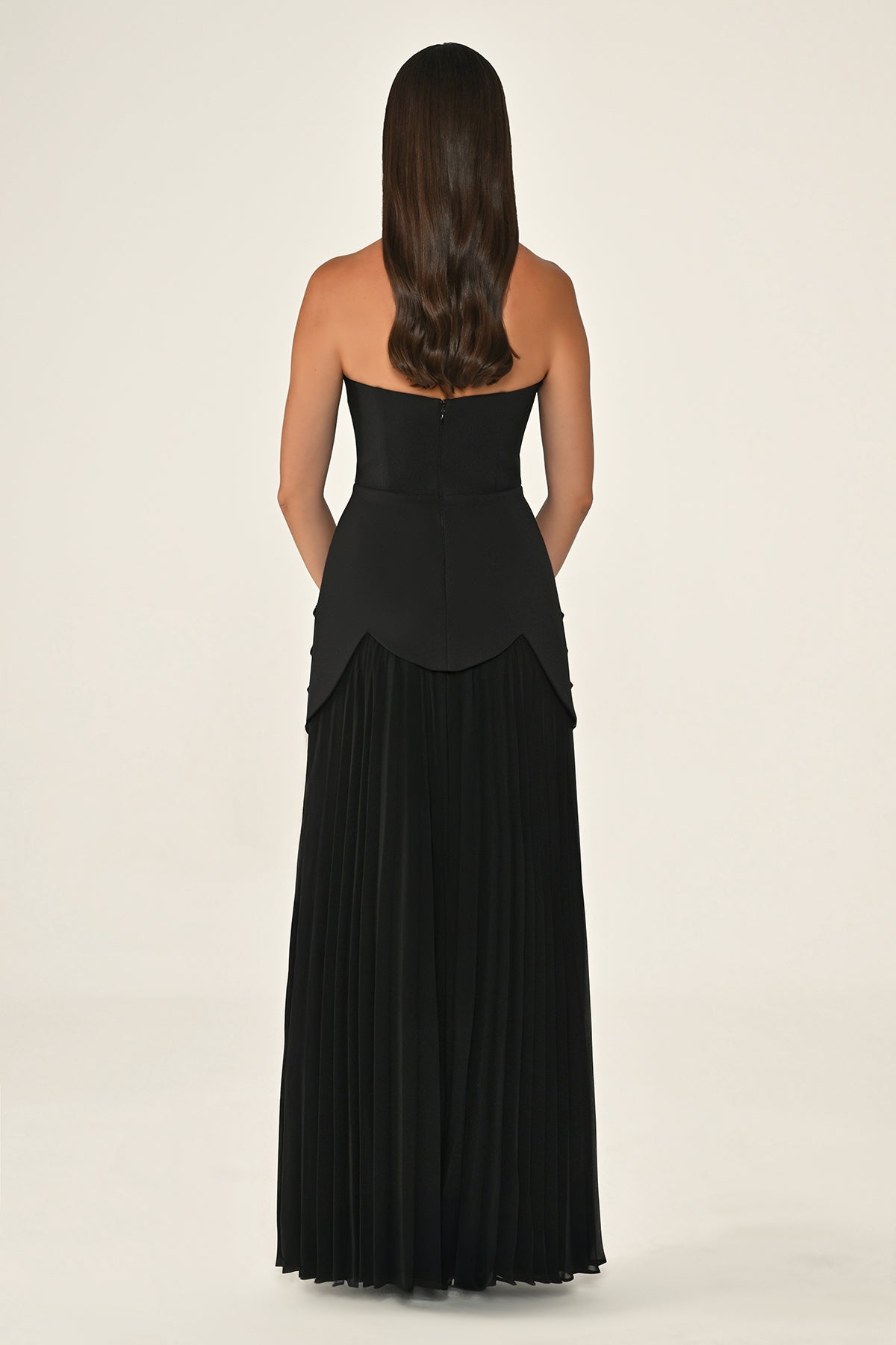 Chantilly Dress - Maxi - Black & White