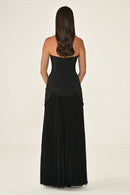 Chantilly Dress - Maxi - Black & White