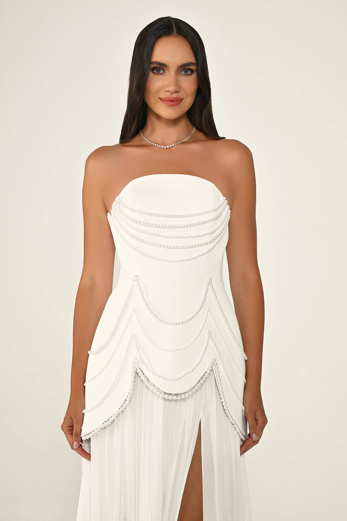 Chantilly Dress - Maxi - Black & White