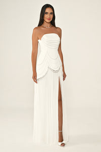 Chantilly Dress - Maxi - Black & White
