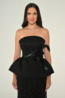 Amoura Dress - Maxi - Black