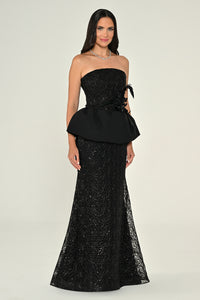 Amoura Dress - Maxi - Black