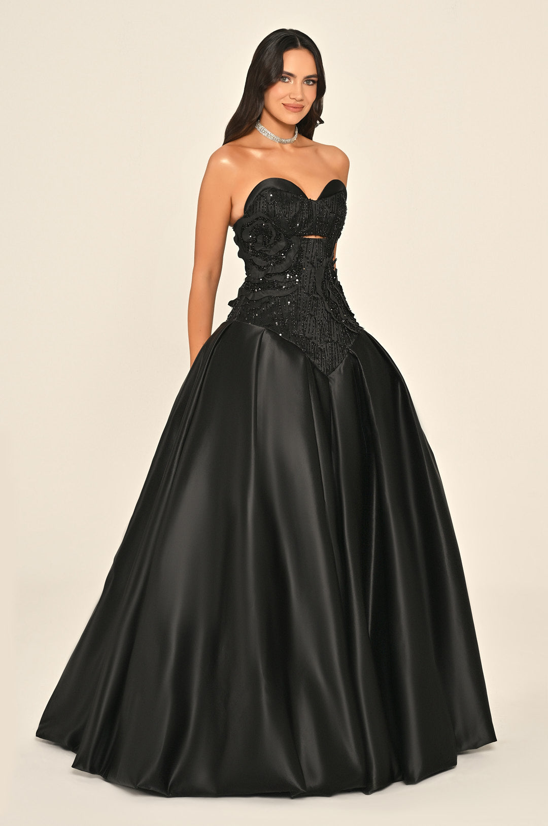 The Empress Dress - Maxi - Black