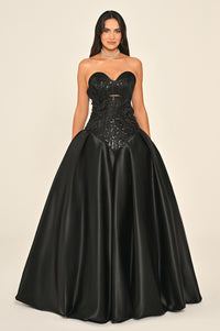 The Empress Dress - Maxi - Black