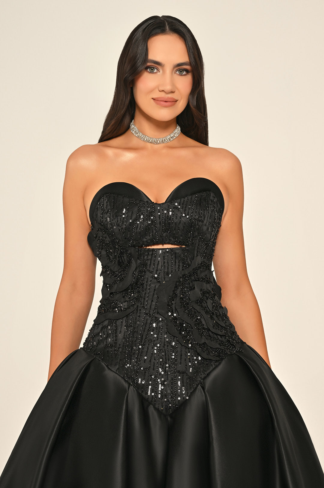 The Empress Dress - Maxi - Black