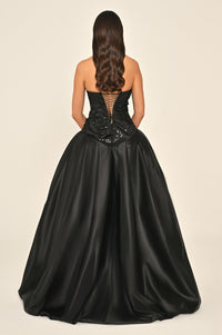 The Empress Dress - Maxi - Black