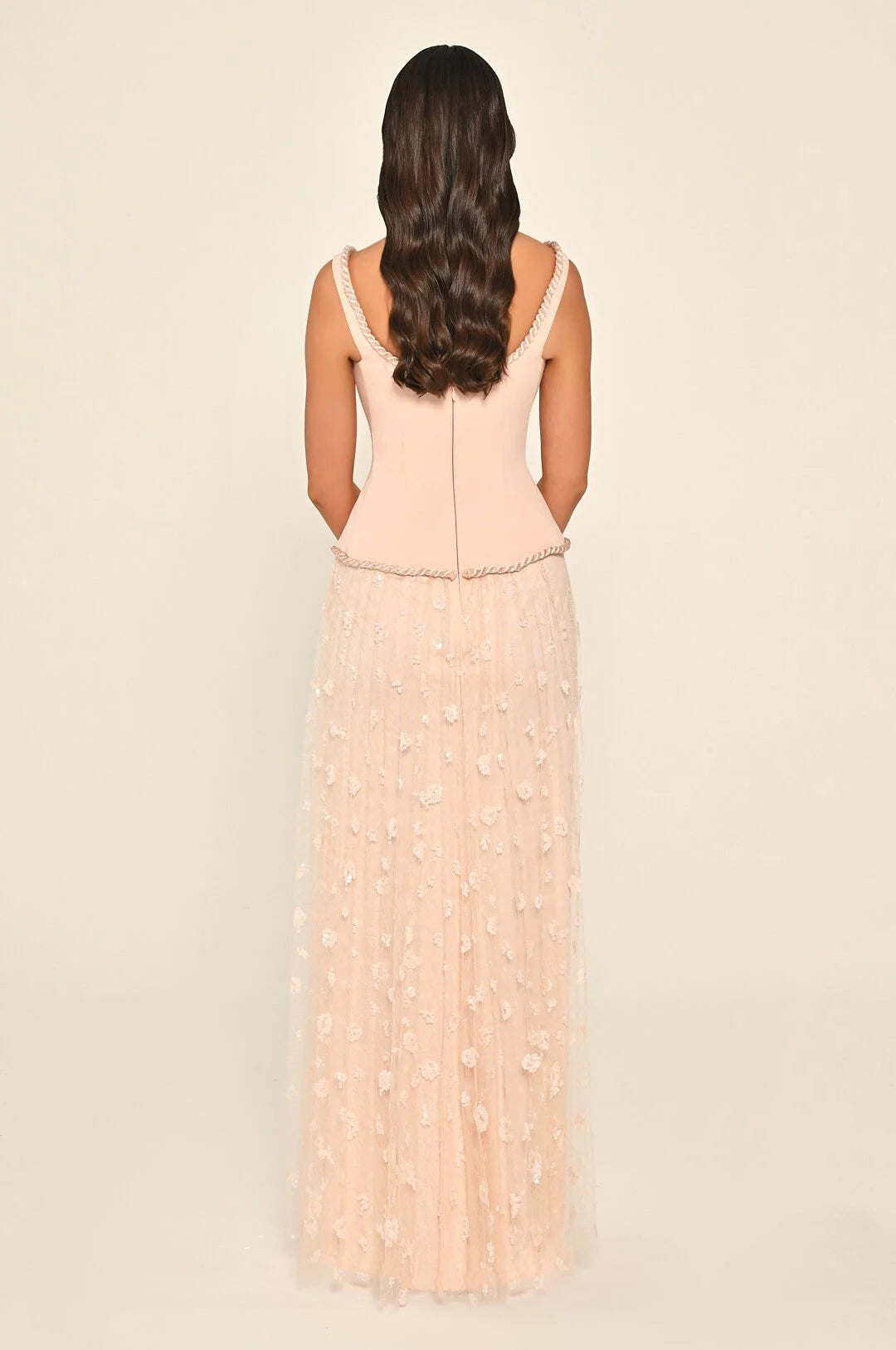 Noir Corset Dress - Maxi - Black