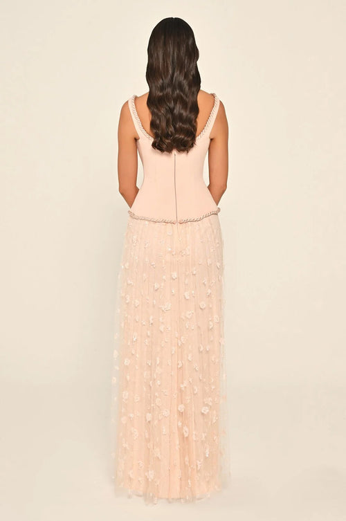 Noir Corset Dress - Maxi