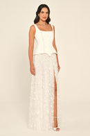 Noir Corset Dress - Maxi - Black