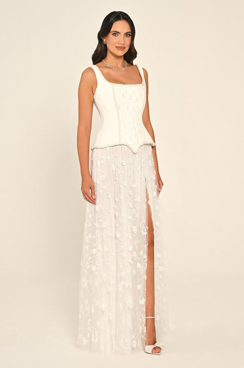 Noir Corset Dress - Maxi