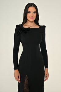 Camille Dress - Maxi - Black