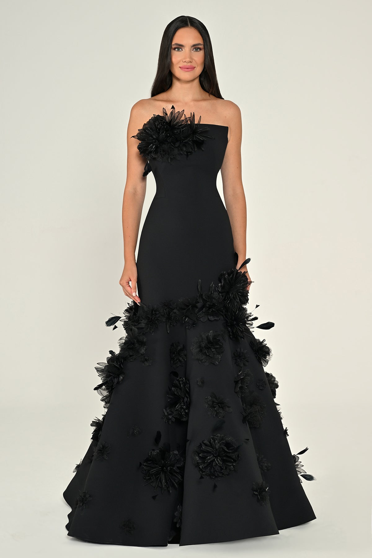 Midnight Bloon Dress - Maxi - Black