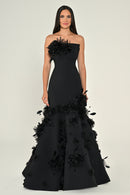 Midnight Bloon Dress - Maxi - Black