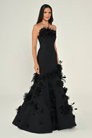 Midnight Bloon Dress - Maxi - Black