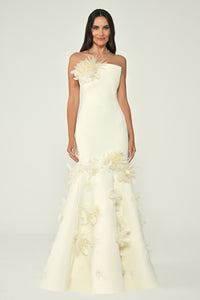 Midnight Bloom Dress - Maxi - Black