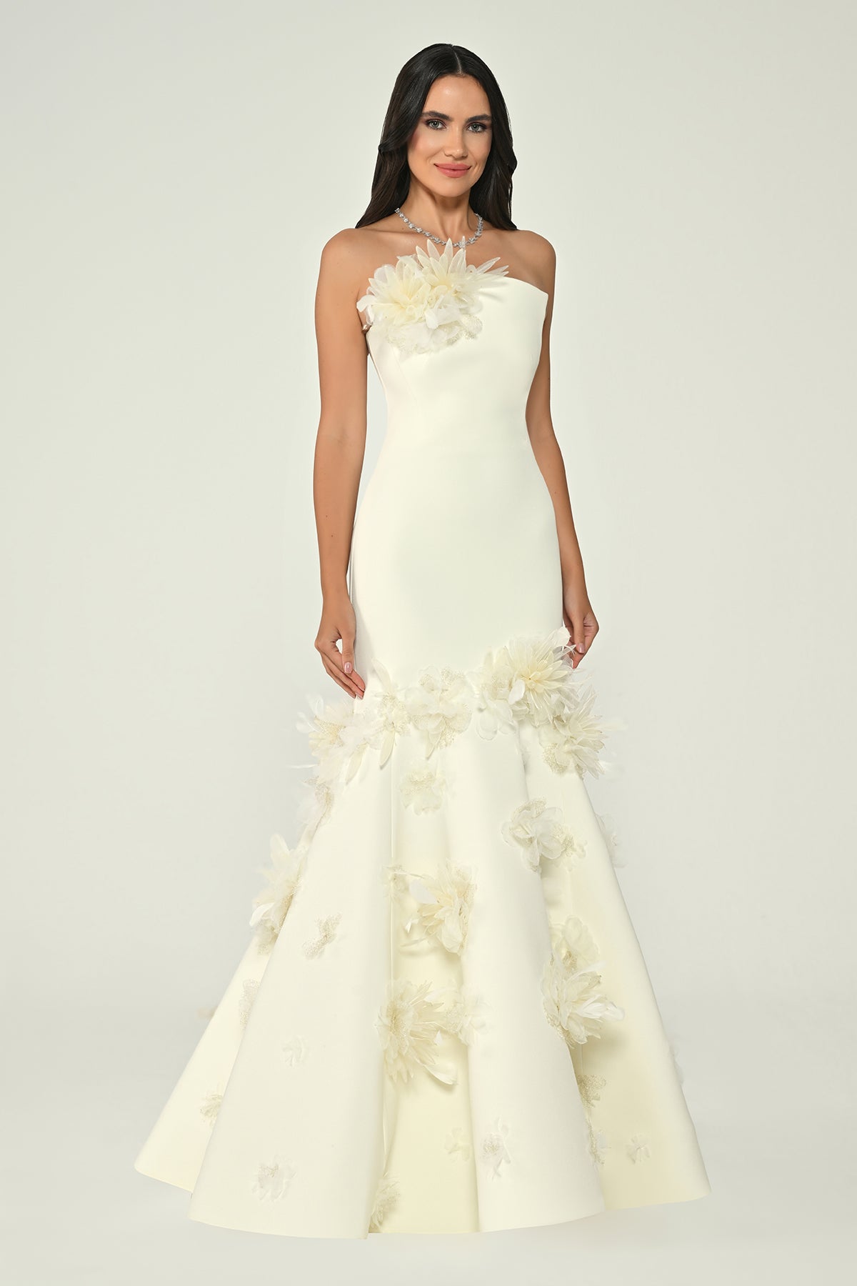 Midnight Bloom Dress - Maxi - Black