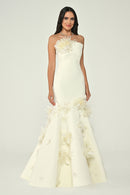 Midnight Bloom Dress - Maxi - Black