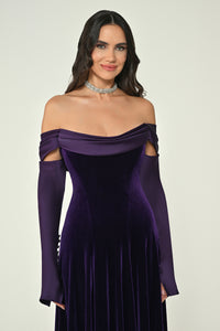 Mystique Velvet Dress - Maxi - Multicolor