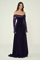 Mystique Velvet Dress - Maxi - Multicolor