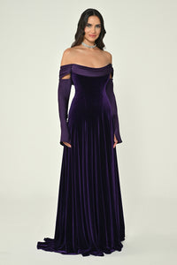 Mystique Velvet Dress - Maxi - Multicolor