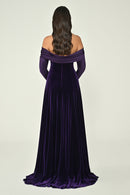 Mystique Velvet Dress - Maxi - Multicolor