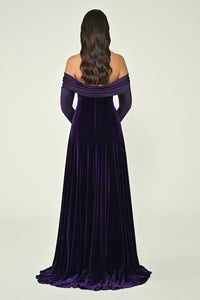 Mystique Velvet Dress - Maxi - Multicolor