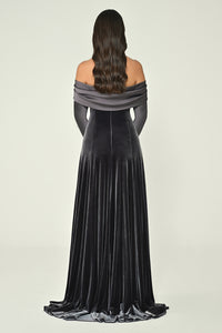 Mystique Velvet Dress - Maxi - Multicolor