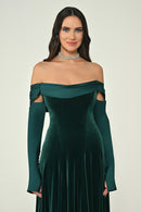 Mystique Velvet Dress - Maxi - Multicolor