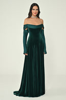 Mystique Velvet Dress - Maxi - Multicolor