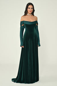 Mystique Velvet Dress - Maxi - Multicolor