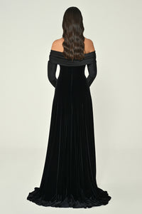 Mystique Velvet Dress - Maxi - Multicolor