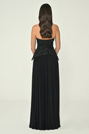 Gardenia Luxe Dress - Maxi - Black
