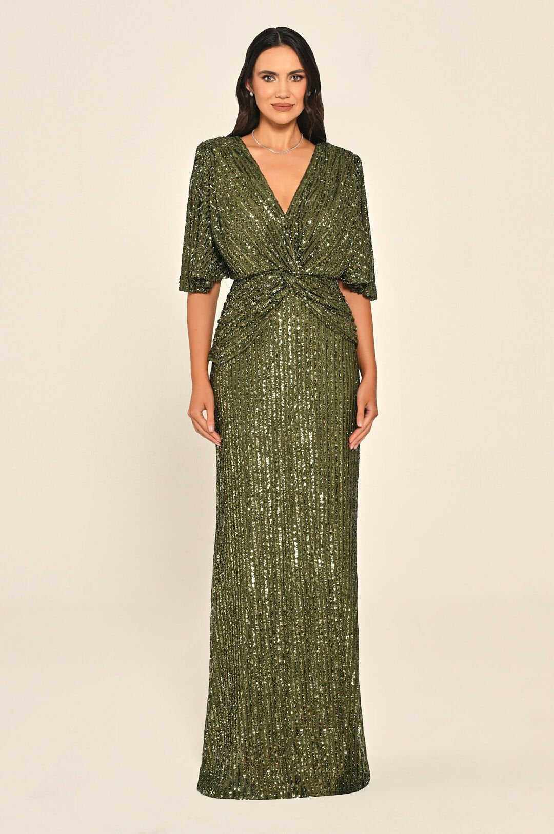 Plus Size - Aurelia Gleam Dress - Maxi - Multicolor