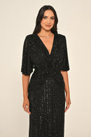 Plus Size - Aurelia Gleam Dress - Maxi - Multicolor