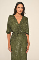 Plus Size - Aurelia Gleam Dress - Maxi - Multicolor