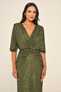 Plus Size - Aurelia Gleam Dress - Maxi - Multicolor