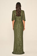 Plus Size - Aurelia Gleam Dress - Maxi - Multicolor