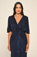 Plus Size - Aurelia Gleam Dress - Maxi - Multicolor