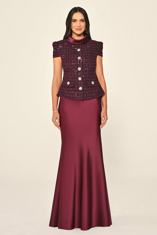 Tweed Dress - Maxi