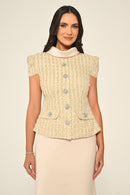 Tweed Dress - Maxi - Multicolor