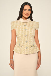 Tweed Dress - Maxi - Multicolor