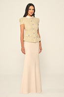 Tweed Dress - Maxi - Multicolor