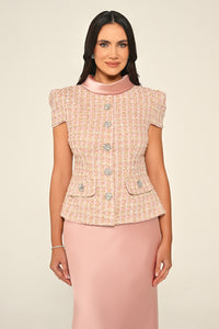 Tweed Dress - Maxi - Multicolor