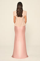 Tweed Dress - Maxi - Multicolor