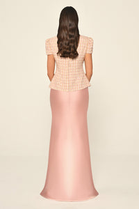 Tweed Dress - Maxi - Multicolor