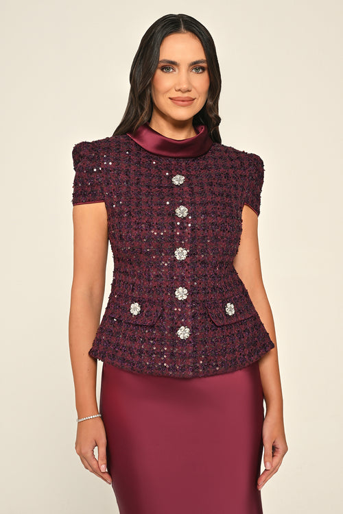 Tweed Dress - Maxi